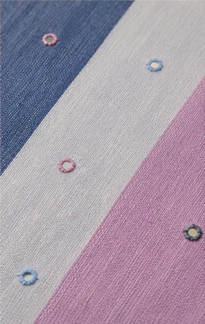 Ivory Multicolor Striped Cotton Dupatta view 5